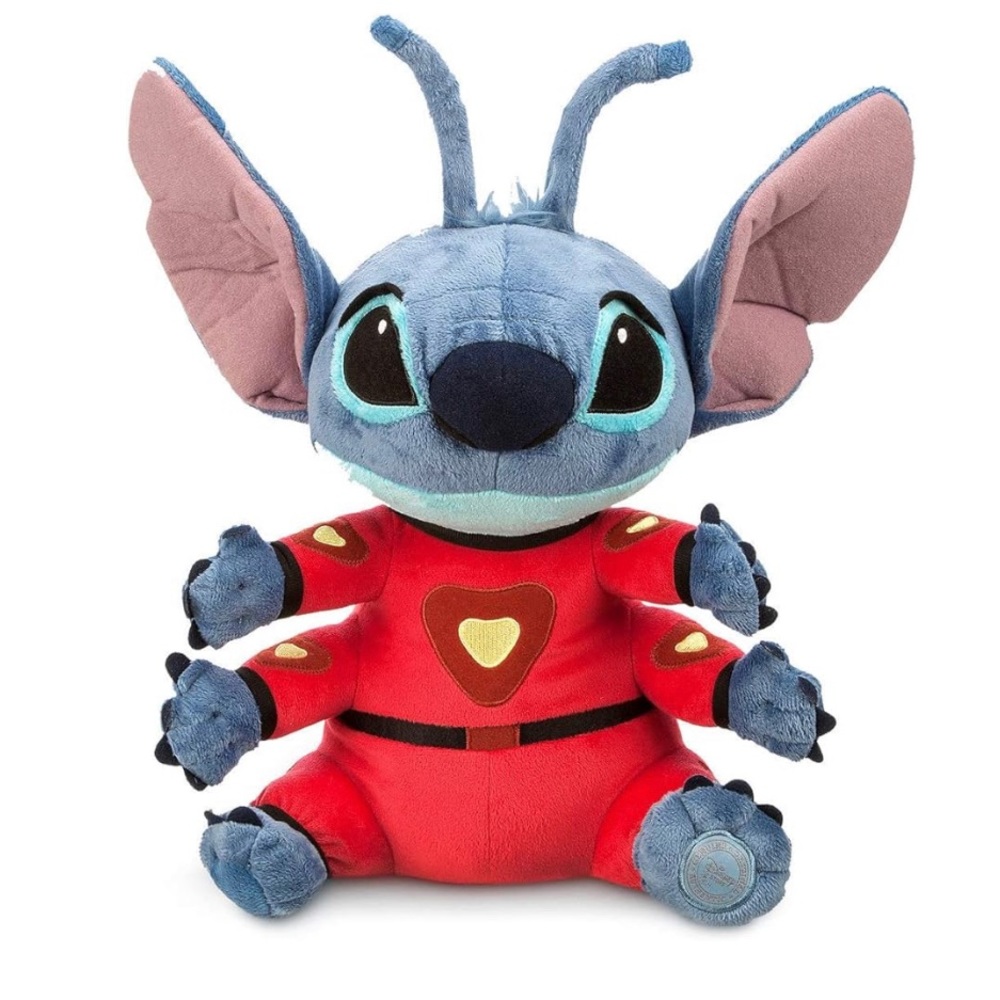 Stitch Red Space Suit w 4 arms Disney Plush 16” C